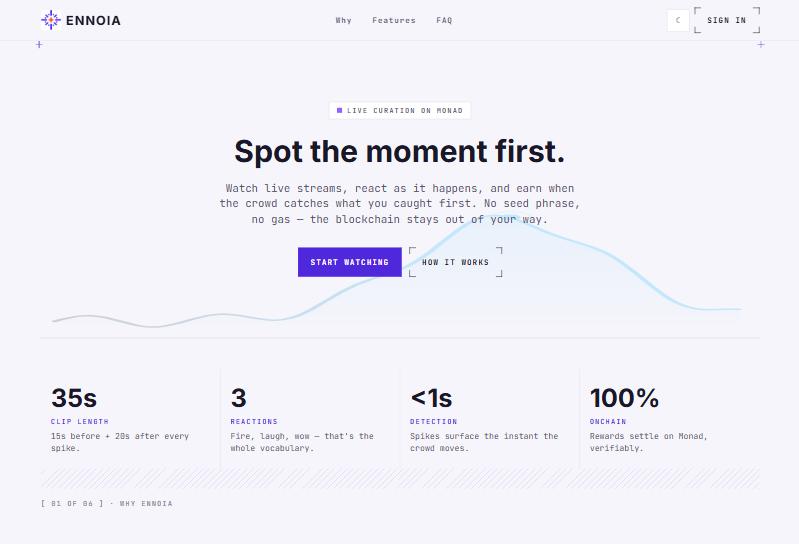 Ennoia interface preview
